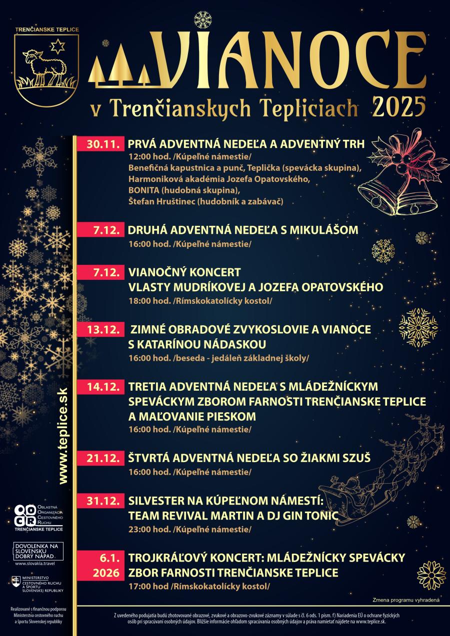 Rozsvecovanie 4.adventnej sviece - Advent na Kúpeľnom námestí -