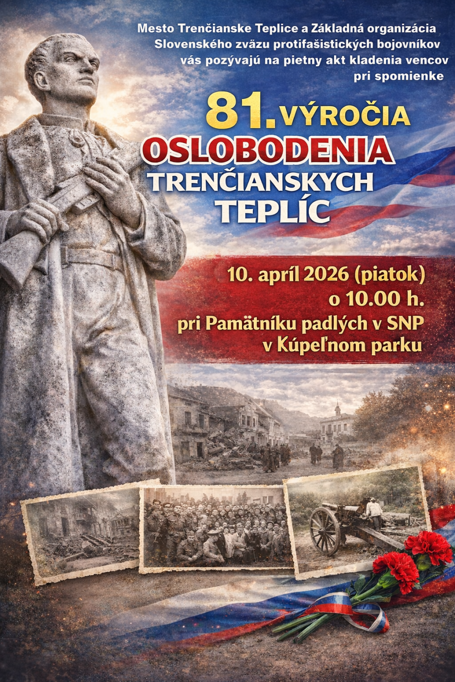 Spomienka 81. výročia oslobodenia Mesta Trenčianske Teplice