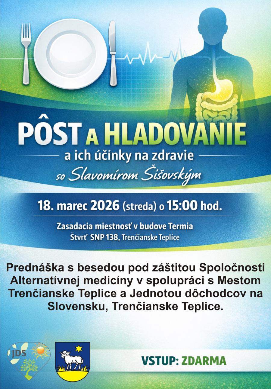 Beseda - Pôst a hladovanie ich účinky na zdravie